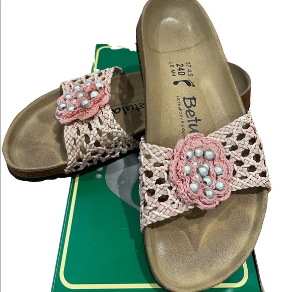 Birkenstock Shoes - BETULA BY BIRKENSTOCK Doris Leather Woven Sandal